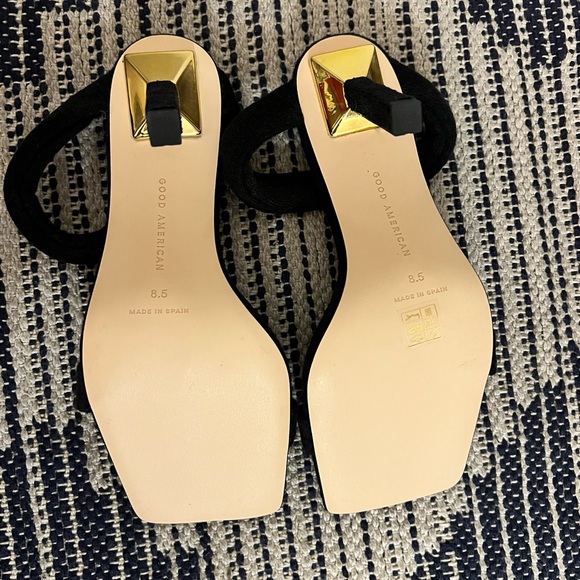 New Good American Terry Cloth Heels - Picture 9 of 11